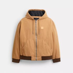 Canvas Zip Hoodie
