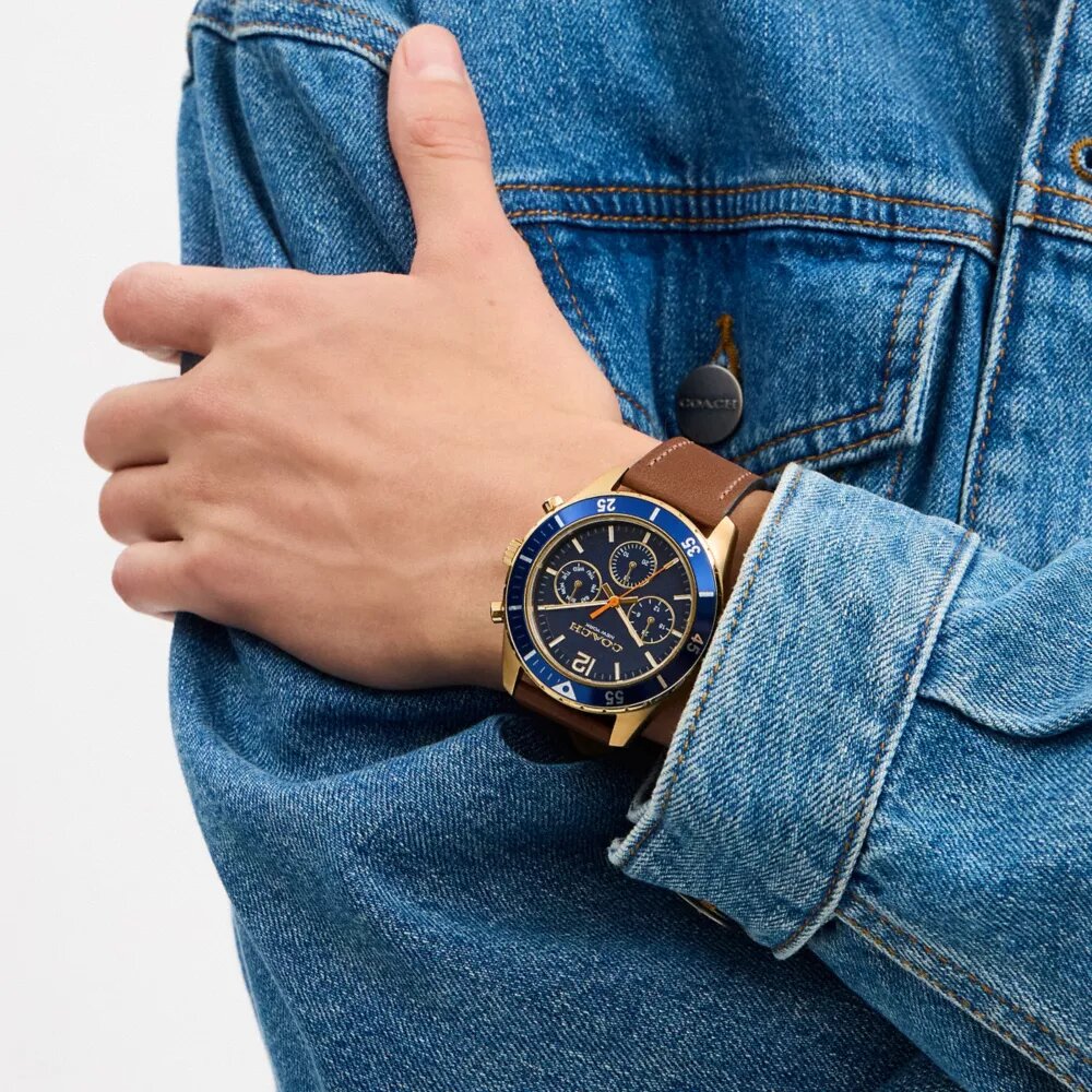 Cole Chronograph Watch, 44 Mm