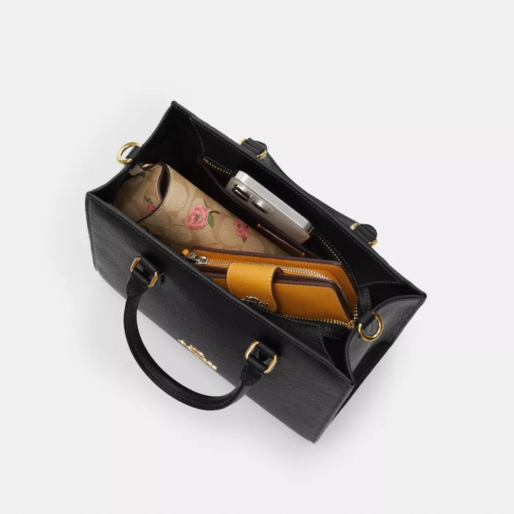 Maggie Small Tote Bag in Signature Leather