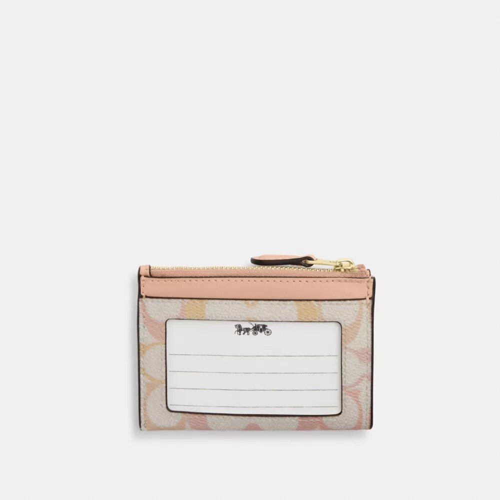 Mini Skinny Id Case in Signature Canvas