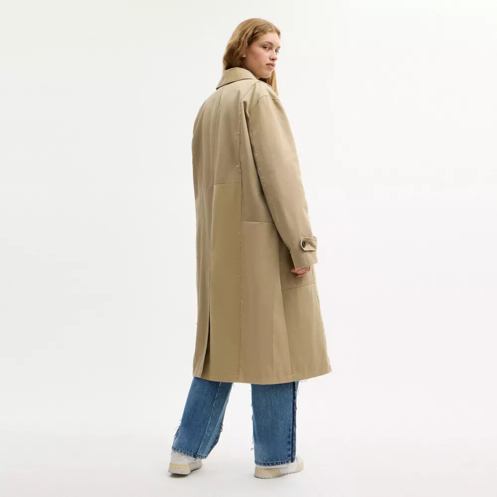 Repurposed Cotton Trench Coat