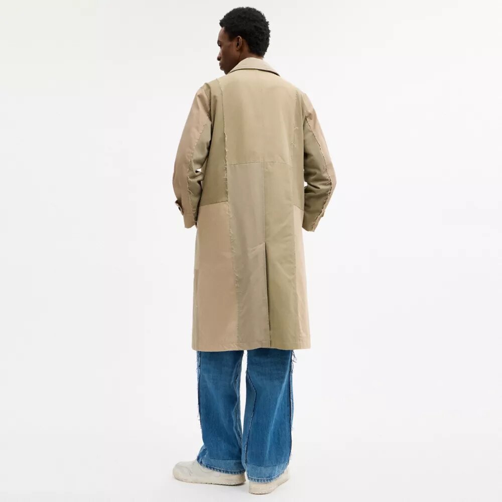 Repurposed Cotton Trench Coat